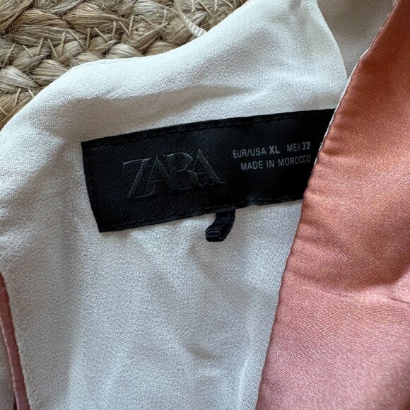 ZARA Satin Draped Midi Dress – Size XL | New, Never Worn 🧡 - Picture 15 of 15